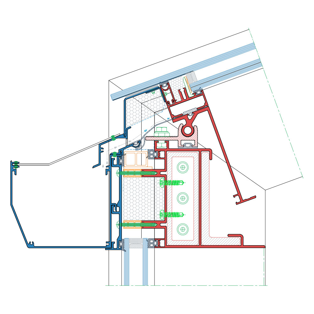 Demag-M Ljubuški - ALU i PVC stolarija - ZIMSKI VRT PRESJEK slika br. 1